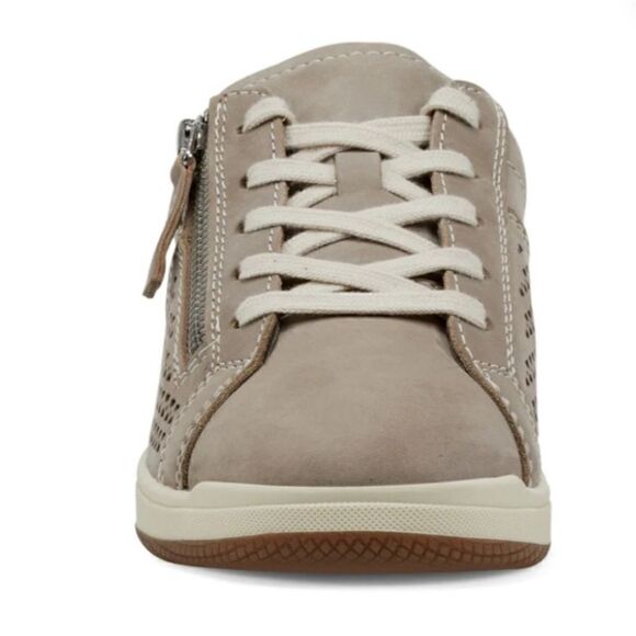 Earth origins DARK BROWN 10W Netta Round Toe Casual Lace-up Sneakers - Picture 3 of 10